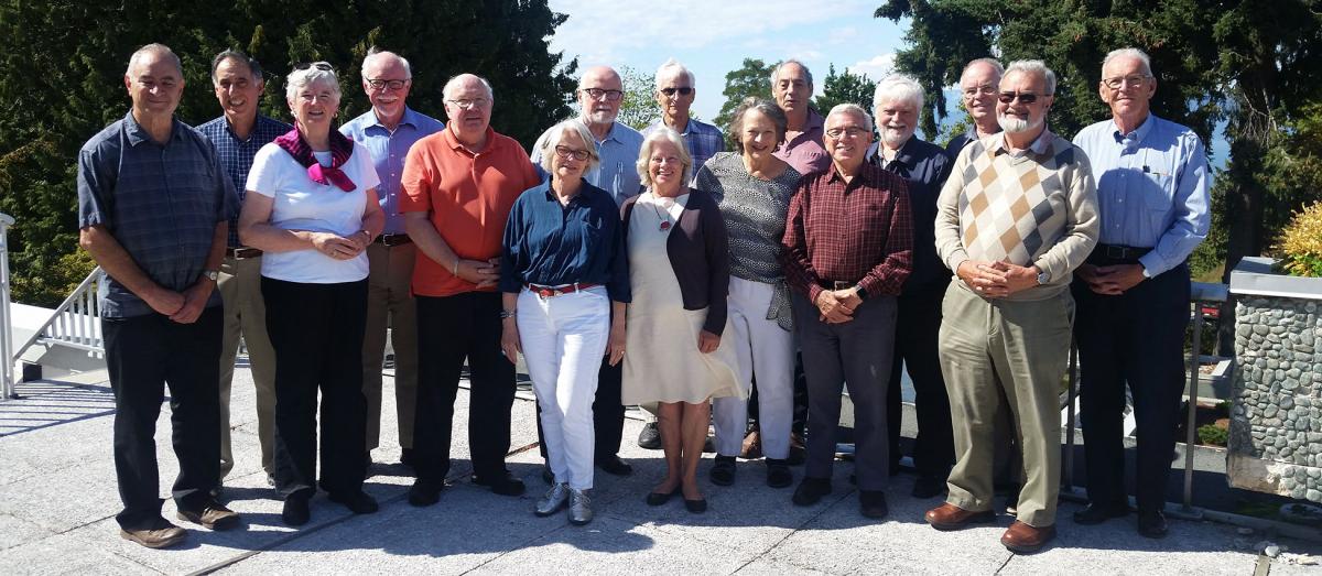 The first Council of the new Emeritus College on a business retreat at UBC in 2018