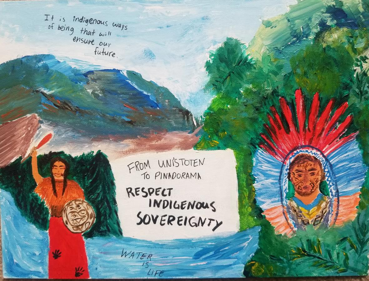 Artwork by student Jade Grimard