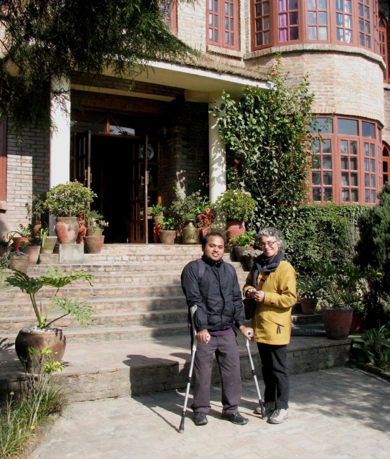 Dr. Raju and Dr. Weeks in Nagarkot on their first trip in 2009 