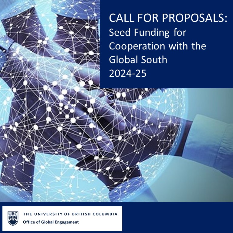 Call for proposals: Seed Funding for Cooperation with the Global South 2024-25