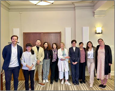 Representatives from UBC’s Office of Global Engagement, English Language Institute and Vancouver Summer Program met with delegates from Asociación Nacional de Universidades e Instituciones de Educación Superior, the Embassy of Canada in Mexico, Universidad de Monterrey, Universidad Iberoamericana and Universidad Panamericana (photo: Matt Stevenson)