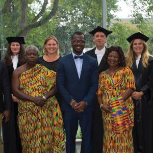 Photo: Dr. Emmanuel Twumasi Osei Ph.D. and colleagues