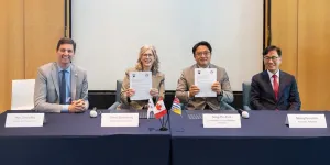 New student mobility agreement signing with South Korea’s Pohang University of Science and Technology