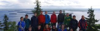 UBC Faculty of Forestry dual master’s program students on a field course in Finland in 2013