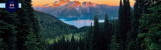 Sunset at Nch'kaý (Mount Garibaldi) in British Columbia (photo: Brianna Ragsdale)