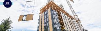 Canada’s tallest mass timber building, 18-storey Brock Commons Tallwood at UBC (Photo: KK Law/UBC Media Relations)