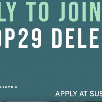 UBC COP29 delegation - graphic: UBC Sustainability Hub