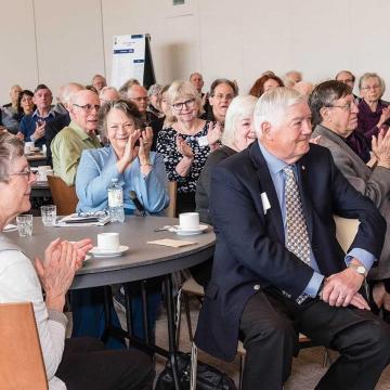 UBC Emeritus College General Meeting in Jack Poole Hall, 2018 (photo: Martin Dee) UBC Emeritus College General Meeting in Jack Poole Hall, 2018