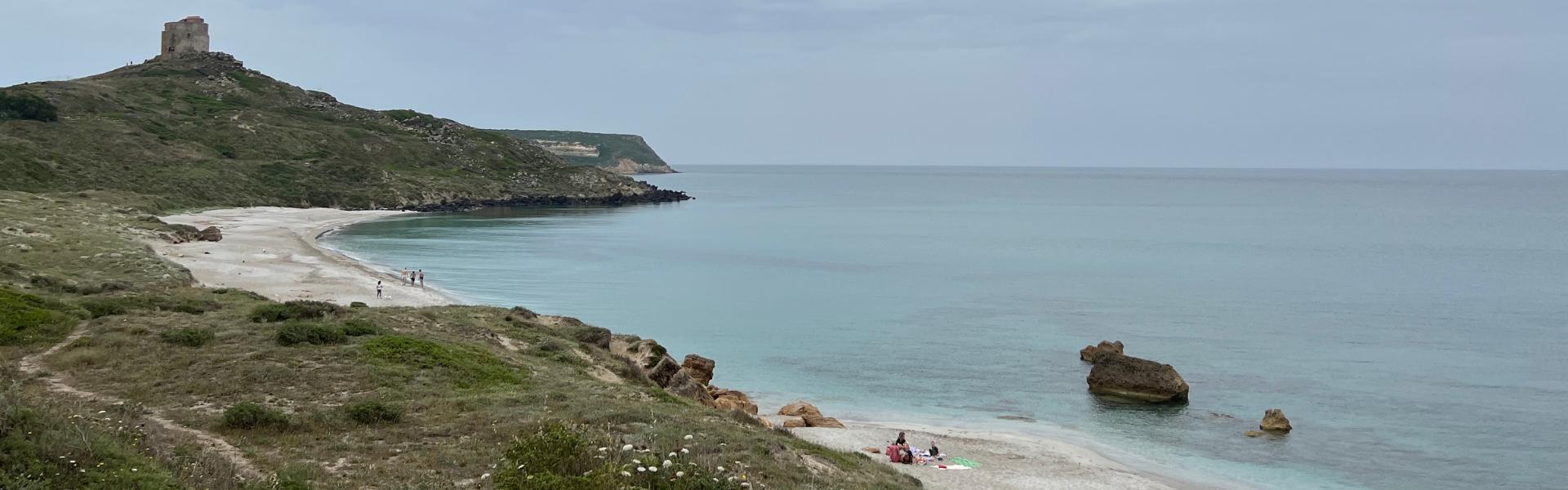 Spiaggia di San Giovanni di Sinis near the archeological site of Tharros (photo: Elisa Delle Monache)