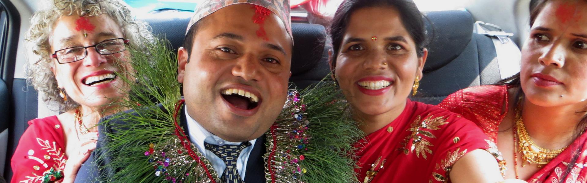 Dr. Raju Dhakal and wife Sheela in Nepal (photo: Dr. Raju Dhakal)